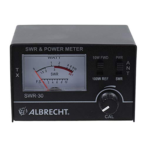 Albrecht SWR-30, PWR Power- Meter, Stehwellen- und Leistungsmessgerät zum Abstimmen von Funkantennen, small