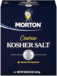 Morton Salt Kosher Salt, Coarse, Food Service, 48 Ounce, Packaging May Vary