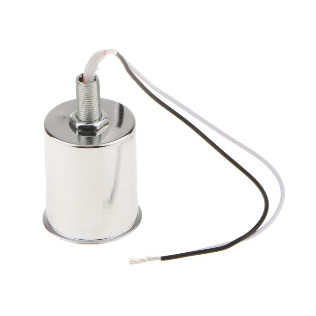 MYADDICTION Round Lampshade Ceiling Light Holder Chandelier Pendant Socket Silver E27-picture-15