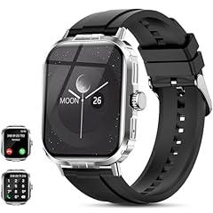 LAOYABB Smartwatch Uomo Donna, 2.01" Intelligente Orologio con Contapassi/Cardiofrequenzimetro/Sonno, Sportivo Fitness Tracker con Effettua o Risposta Chiamate, IP68 Smart Watch per Android iOS