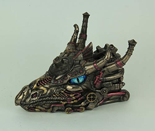 Boîte de rangement dragon steampunk coffret bijoux secret gothique