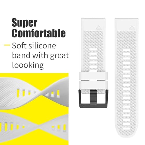 Bracelet silicone Fenix 3 et Tactix 26mm de largeur