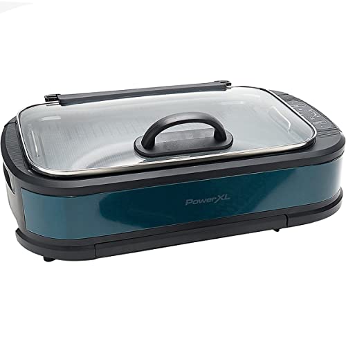 Power XL Smokeless Electric Indoor Removable Grill and Griddle Plates, ...