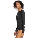 Roxy Women's Long Sleeve Zipped Rashguard – UPF 50+, Stretch Fit, Swim, Surfsuit, Quick-Dry Swim Shirt, Anthracite, Medium - Image 3
