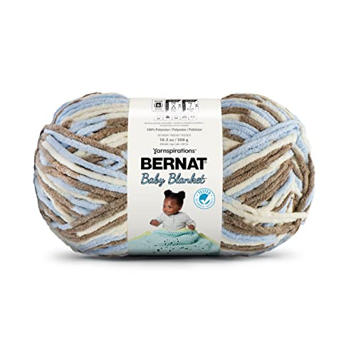 Image of Bernat BABY BLANKET BB Little Cosmos Yarn - 1 Pack of 10.5oz /300g - Polyester - #6 Super Bulky - 220 Yards - Knitting /Crochet
