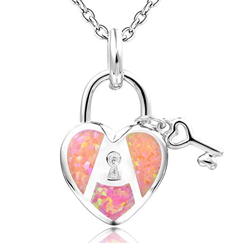 Collier en argent 925 et opale de feu bleue pour femme : l'élégance d'un bijou raffiné