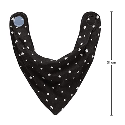 Bandana Baby Estrelinhas, Buba, Cinza