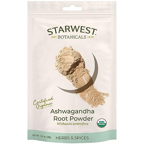 Starwest Botanicals Ashwagandha Root Powder Organic Eco-Friendly (2.47 oz) -  Starwest Botanicals, Inc.