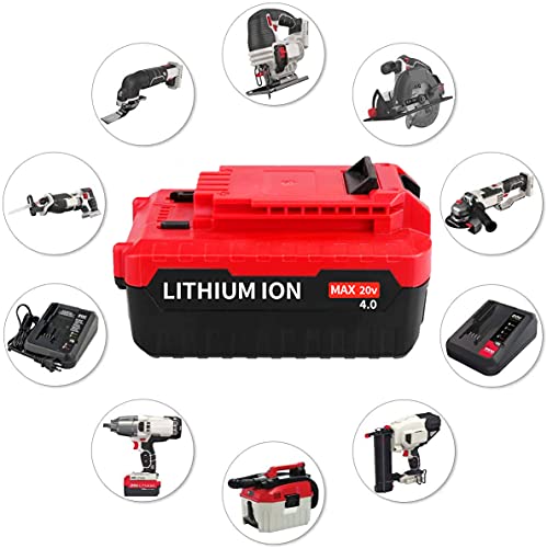 Masione 2Pack 20V Max 4.0Ah Replacement Battery For Porter Cable 20V Lithium Battery Pcc685L Pcc680L Pcc682L Pcc685Lp 20 Volts Batteries #TOP5