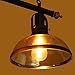 Ridgeyard 3 Lights Billiard Ball Decoration Chandelier Island Light Hanging Pool Table Light Edison Style Pendant Lamp Fixture
