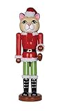 Santa's Workshop Holiday Home Decor 14' Christmas Cat Nutcracker