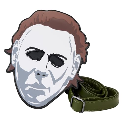 Halloween Michael Myers Mask Glow Crossbody Bag