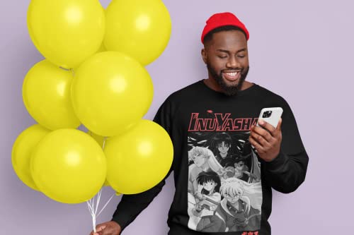 Isaac Morris Limited Inuyasha Characters Men's and Women's Long Sleeve Crewneck Sweatshirt3