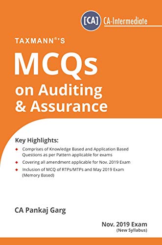 MCQs on Auditing &amp; Assurance(CA-Intermediate)(Nov 2019 Exam-New Syllabus)(July 2019 Edition) [Paperback] CA Pankaj Garg