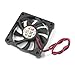 Ruilogod DC 12 V 0.16A 5.5cm Dia 2 Pin Wentylator chłodzący czarny dla komputera stacjonarnego