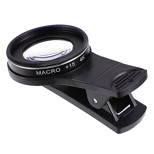 DIYEAH Objectif Macro pour Smartphone Lentille Clip avec Grossissement et Étanche et Pratique pour Photos Détails