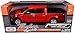 2019 Ford F-150 Lariat Crew Cab Pickup Truck Red 1/24-1/27 Diecast Model Car by Motormax 79363