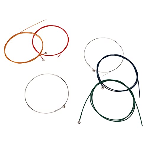 Pwshymi Jeu de Cordes de Guitare, 6 pièces de Cordes de Guitare Longue durée Professionnelles pour la Performance - Les Beatles, Paul McCartney, John Lennon, RIngo Starr, George Harrison Pwshymi Jeu de Cordes de Guitare, 6 pièces de Cordes de Guitare Longue durée Professionnelles pour la Performance
