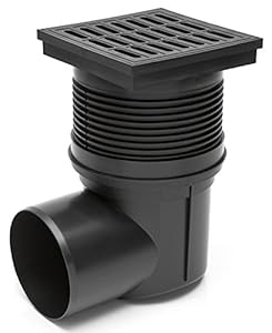 Mch Gartenablauf DN 110 Schwarz (324 S)