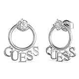 Pendientes Guess JUBE02222JWRH, Acero aleado, Kristall