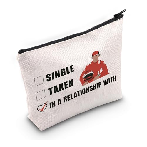 Generic PYOUL Carlos S - Bolsa de maquillaje inspirada en Carlos S, bolsa de maquillaje para fanáticos de Motosport, bolsa de cosméticos Carlos S Merch Car Racing Fan Gift, Mental Dating Carlos S Bag