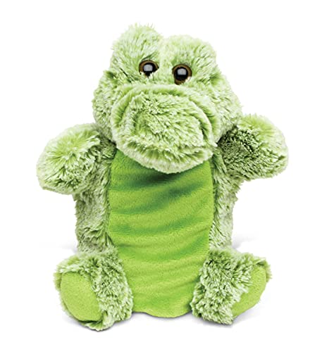 DolliBu Alligator Plush Hand Puppet For Kids - Soft Furry Stuffed Animal Hand Puppet Toy for Puppet Show Games Puppet Theaters for Kids, Adult Cute Puppets Educational Toy to Teach Children & Toddlers