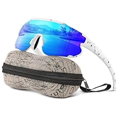 A1-white Frame Blue Lens