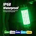 CastAura Rechargeable Underwater Fishing Light, Auto-On When Submerged, Built-in Battery & Cordless, IP68 Waterproof, Green Light for Fishing, Suitable for Boat, Dock, Freshwater, and Saltwater