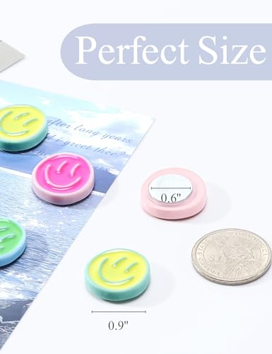image for Mymazn 12Pcs Fridge Magnets Cute Refrigerator Magnets, Colorful Magnet