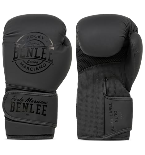 Guantes de boxeo BENLEE de piel sintética Nero para proteger tus manos en cada golpe