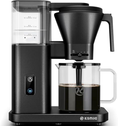 Image of Kismile SCA-Certified 8-Cup Drip Coffee Maker with Pour-Over Control