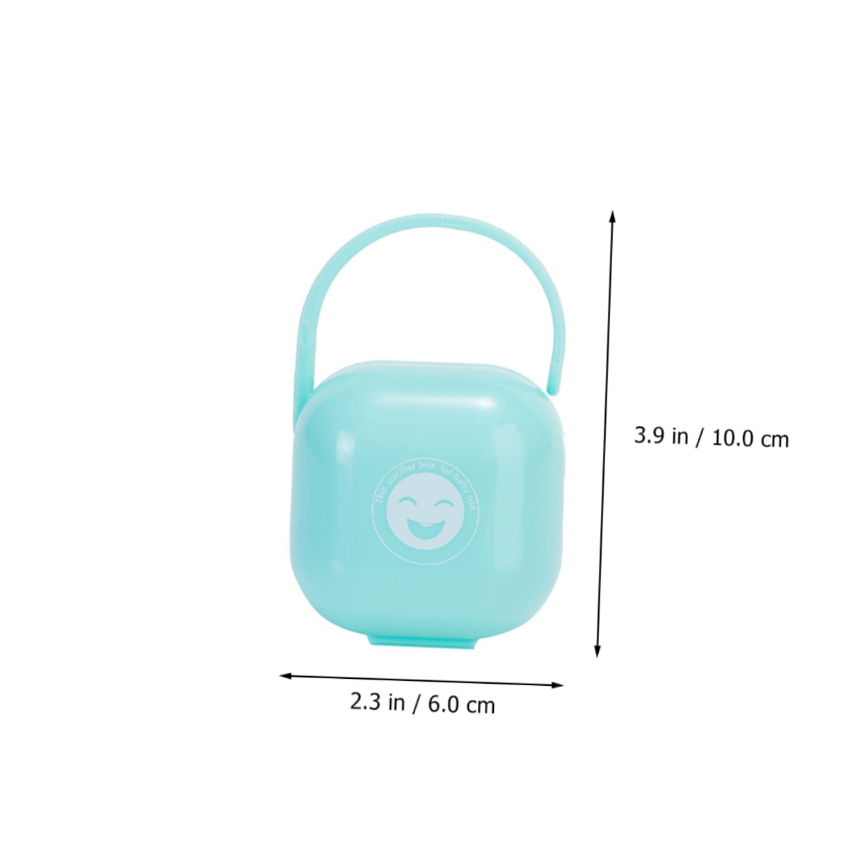 SUPVOX 2Pcs Pacifier Storage Case Dustproof and Shockproof Portable Pacifier Box for Color Style for Travel and Home Use
