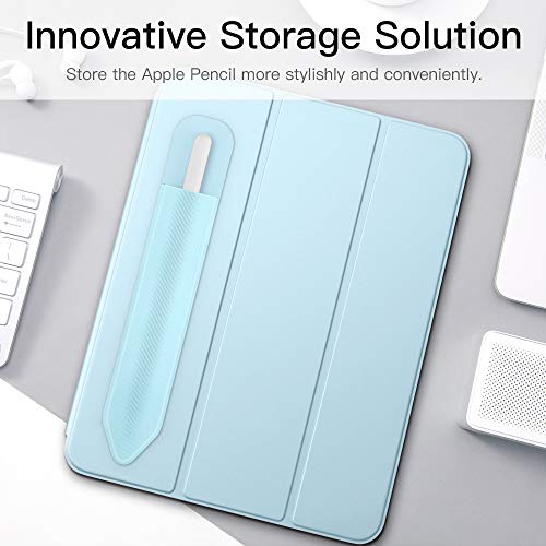 Image of MoKo Adhesive Pencil Case Holder Sticker for Apple Pencil, Sky Blue