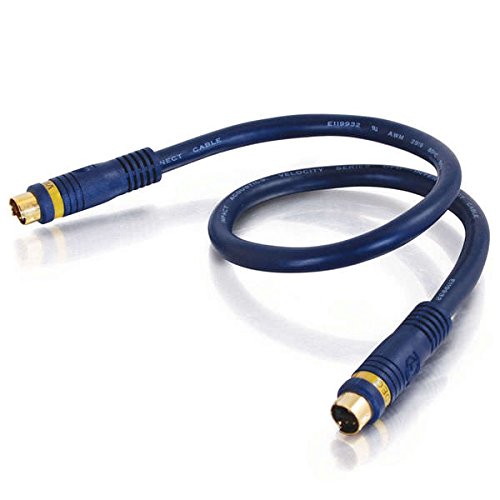 C2G 29160 Velocity S-Video Cable, Blue (25 Feet, 7.62 Meters) #TOP1