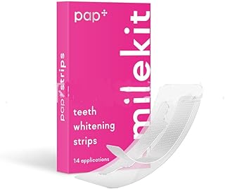 Smile Kit Teeth Whitening Strips,Whiten Strips for Teeth Sensitivity Reduce, Professional Teeth Whitening Strips kit, Remove Coffee and Tea Stains（Dry strips）Pack of 28 Strips, 14 Treatments