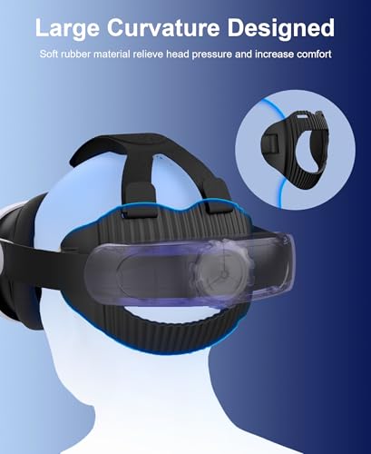 Image of HeadStrap Compatible with Oculus Meta Quest 3 /Quest 3S /Quest 2,VR Headset Strap Quest 3S Replacement Enhanced Comfort Sega Saturn Accessories
