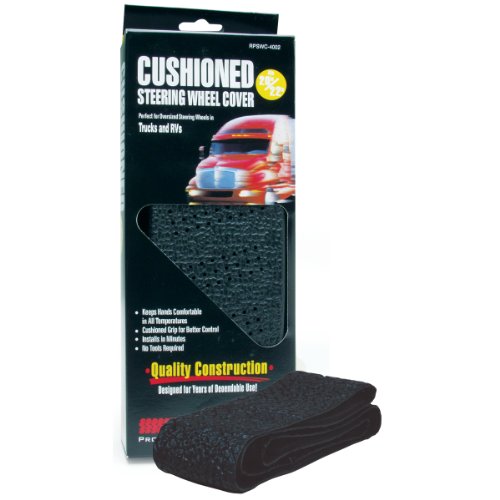 Roadpro Rpswc-4002 Black Cushioned Steering Wheel Cover #TOP24