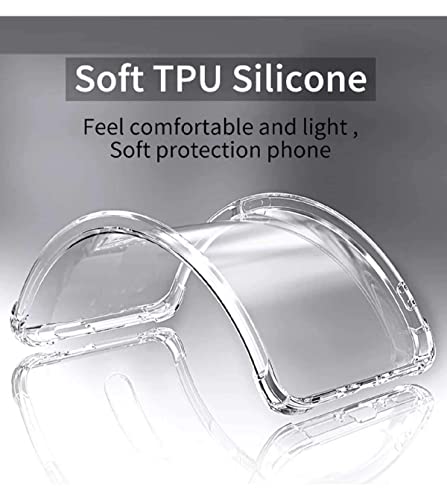 Image of Fastship Rubber Back Cover Compatible Model for Realme RMX2180 / Realme C15 - Transparent