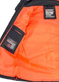 Warme Gewatteerde Winterparka Winterjas Voor Mannen Oranje Winddicht Waterdicht Original 1