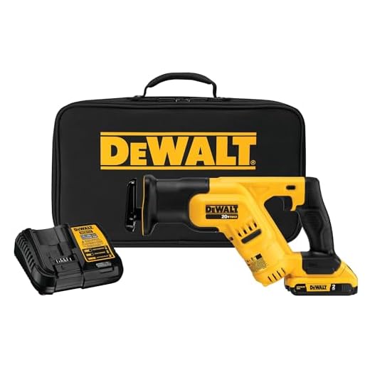 DEWALT 20V MAX* Cordless Reciprocating Saw Kit, Compact, 2-Amp Hour (DCS387D1)