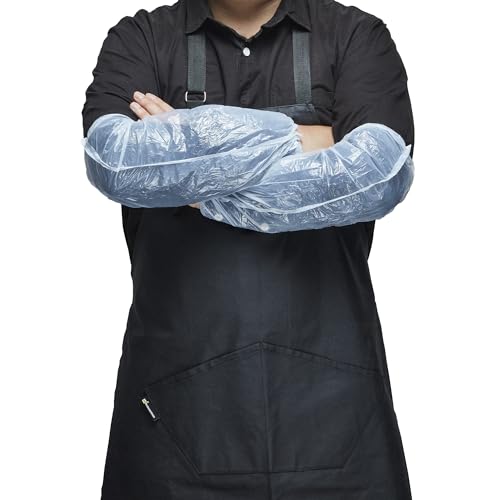 Restaurantware Plastic Professional Disposable Arm Sleeve Cover, 1000 Ct