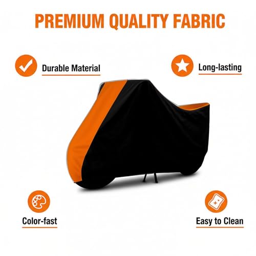 Image of Stylish Water Resistant Scooty Body Cover Compatible with Activa 125 & All Models | UV Protection, Dustproof, Heat Resistant, Two Wheeler | New All Weather Protection, Dust & Rain