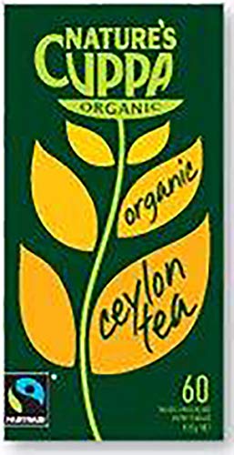 Nature's Cuppa Organic Ceylon Tea 60 Teabags
