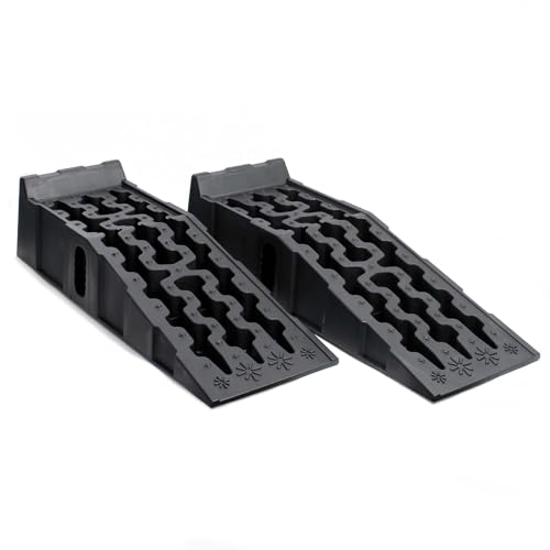 XPOtool drive-on ramp set of 2 Heavy-duty car ramps up to 5 tons made of plastic for cars and vehicles