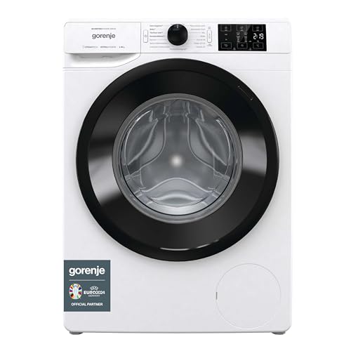 Gorenje WNEI 86 APS Waschmaschine mit Dampffunktion / 8 kg / 1600 U/min /16 Programme/Inverter Motor/Edelstahltrommel/AquaStop/Kindersicherung/SterilTub/Weiß