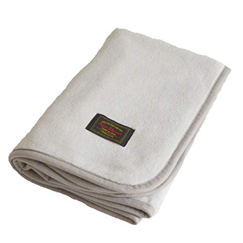 トランパラン マイヤーブランケット 約70cm×100cm アイボリー