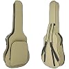 40 41 Inch Acoustic Guitar Bag Waterproof Guitar Bag 6 mm Padding with Back Strap Loop Large Bag Shoulder Thickened Guitar Bag Type C