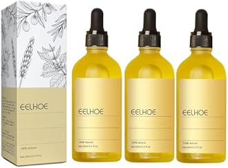 180 ML EELHOE Hair Growth Oil, Natural Rosemary Hair Growth Oil for Dry Damaged Hair and Growth Thin Hair. (3Pcs)