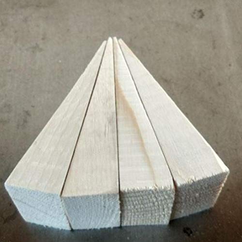 Exceart 3Pcs Door Floor Wedge Non Slip Wooden Triangular Door Stops Handmade Door Holder Block Replacement For Home Bathroom Bedroom Large #TOP2