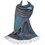 GFM Bloemen Pashmina Stijl Sjaal Sjaal (FRL0), S9-oranje Grijs, One